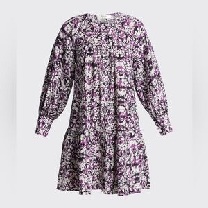 Sea New York Purple Print Mini Dress